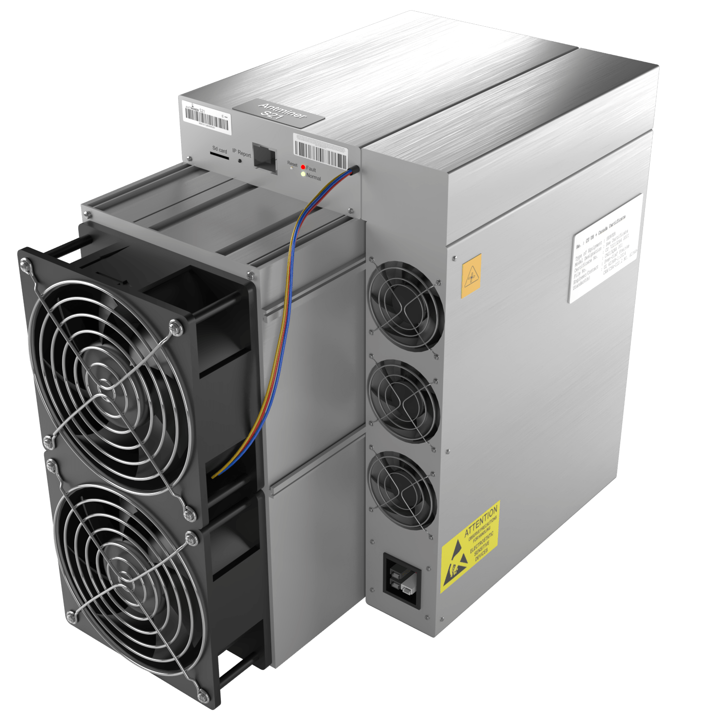 Bitmain Antminer S21 Pro (234Th/s) Realtime Profit, Specs & Cost ...