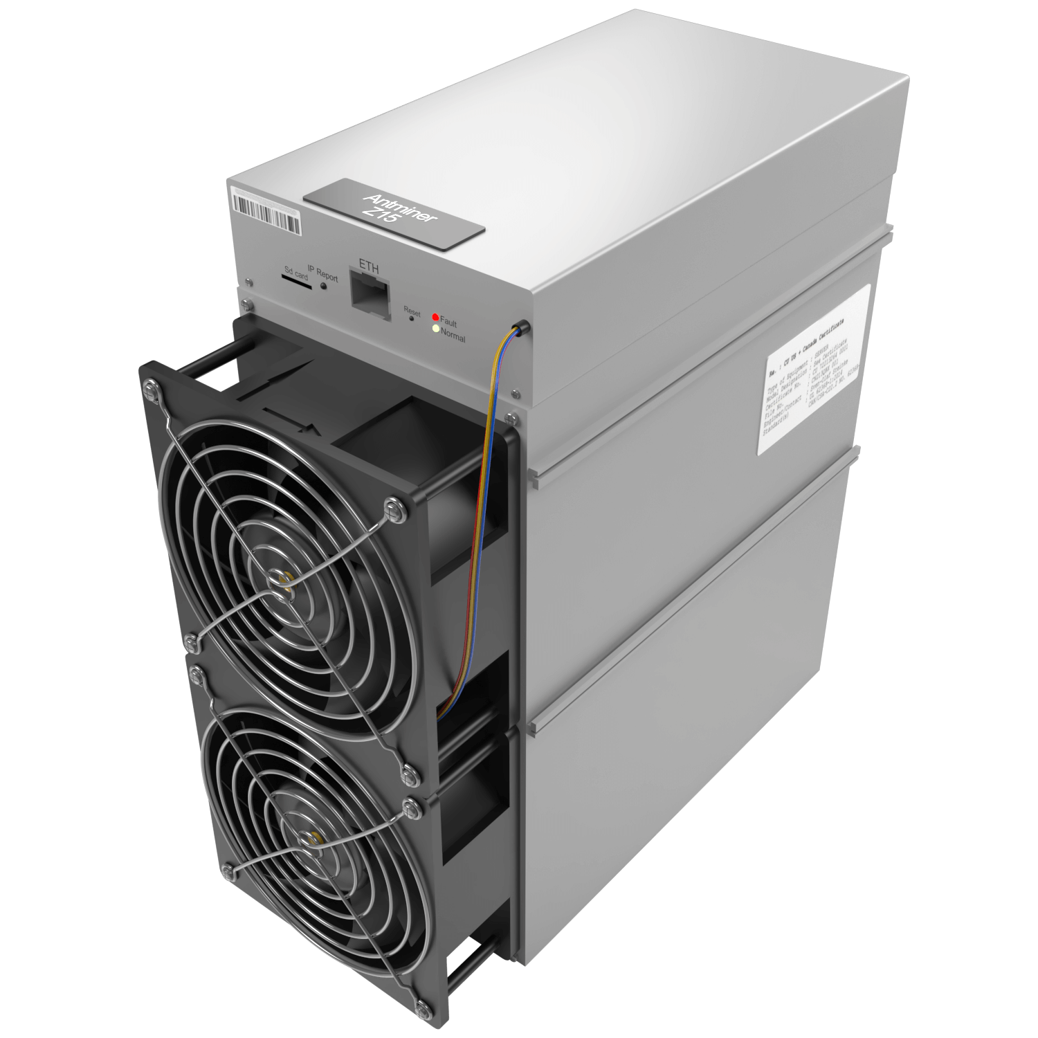 Bitmain Antminer Z15K (525kSol/s) Realtime Profit, Specs & Cost