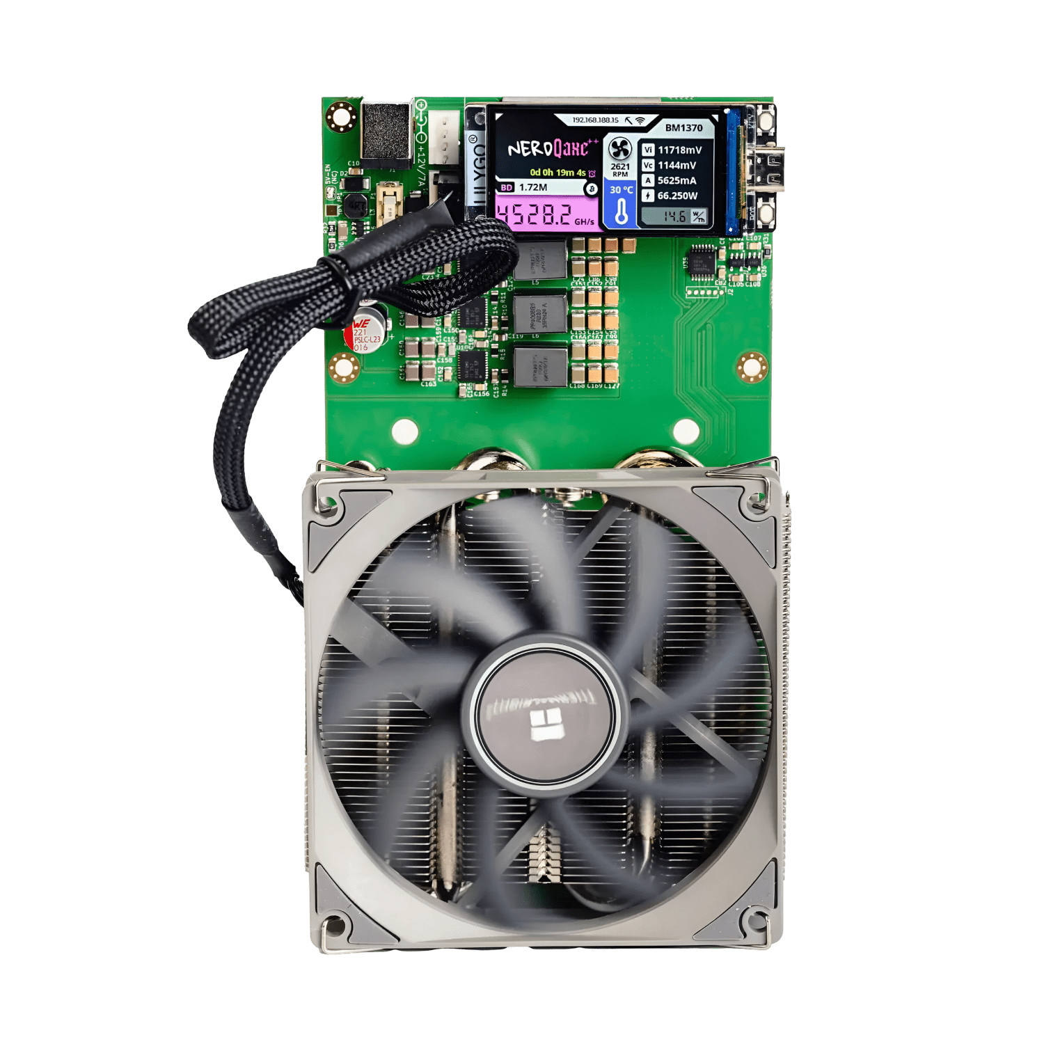 NerdMiner NerdQaxe++ (4.8TH/s) Realtime Profit, Specs & Cost